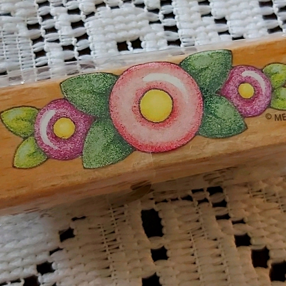 Floral stamp( scrapbook)